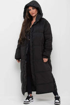 Black puffer coat winter style