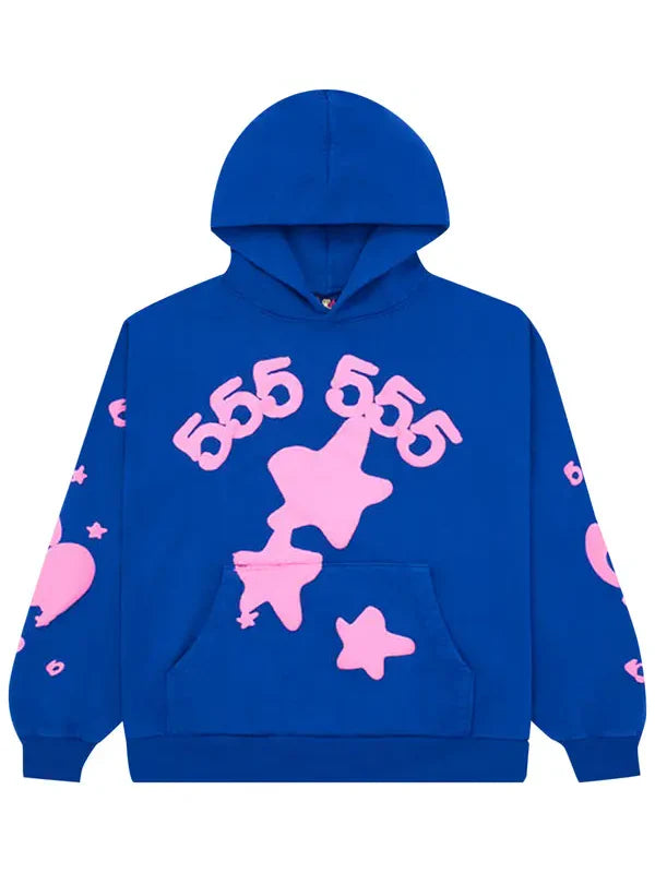 Blue-And-Pink-Spider-Hoodie