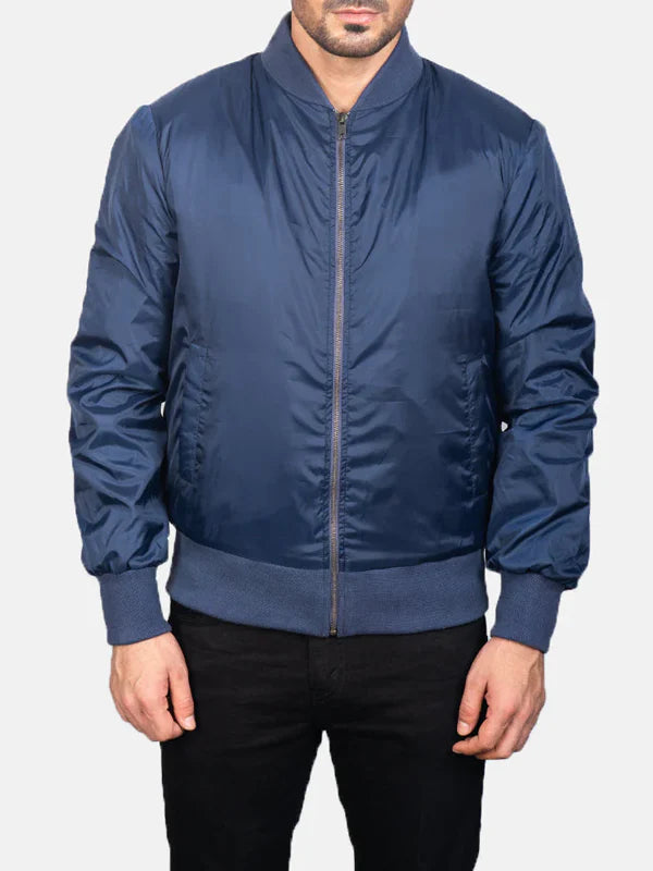 Blue Bomber Jacket For Sale