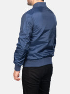 Blue Bomber Jacket Men Buy