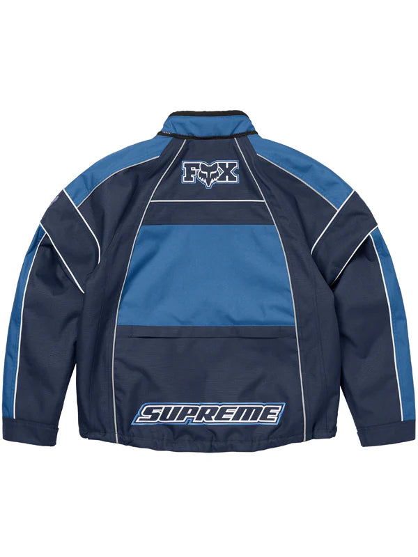 Blue-Supreme-X-Fox-Racing-Jacket-Back