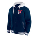 Boston Red Sox Navy Cotton Hooded Jacket