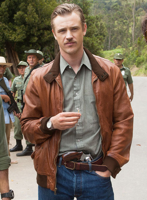 Narcos Season 1 Boyd Holbrook Leather Jacket