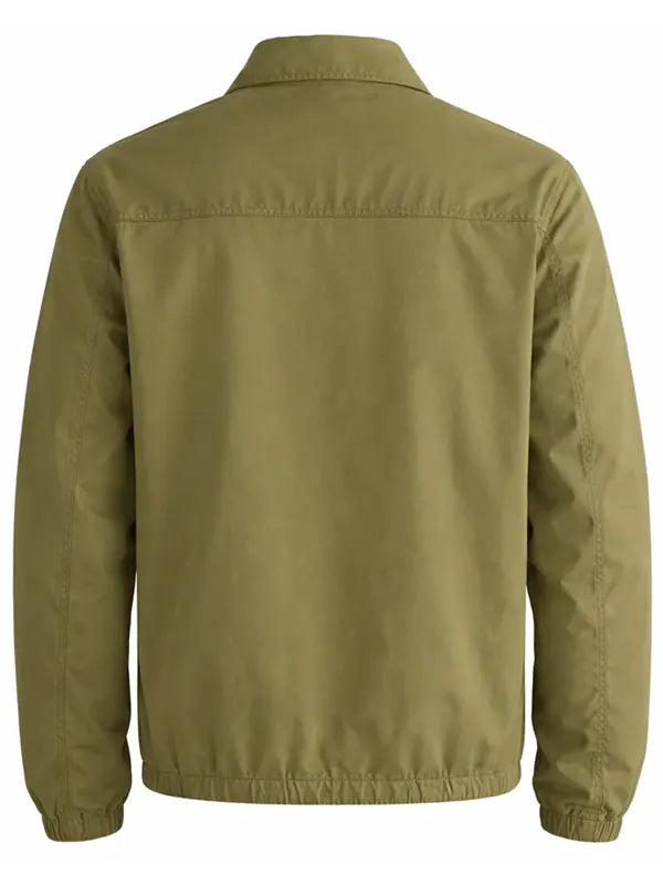 Gaylord Hamill Olive Green Twill Spring Cotton ZIP Jacket