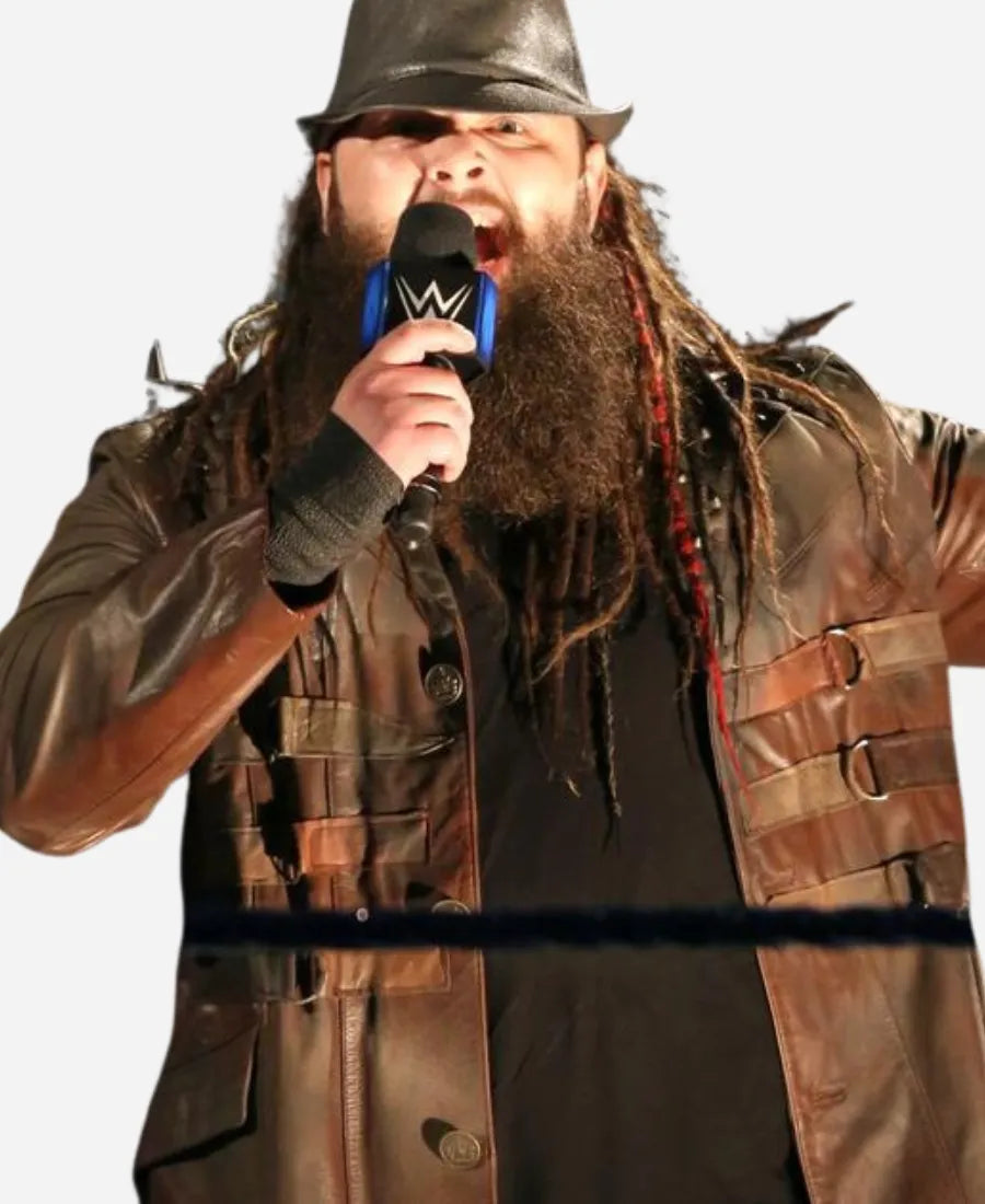 WWE Bray Wyatt Brown Leather Jacket