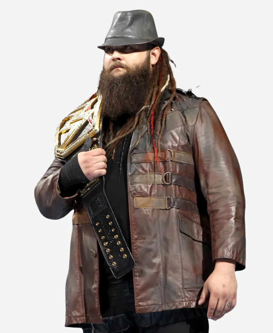 WWE Bray Wyatt Brown Leather Jacket