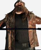 WWE Bray Wyatt Brown Leather Jacket