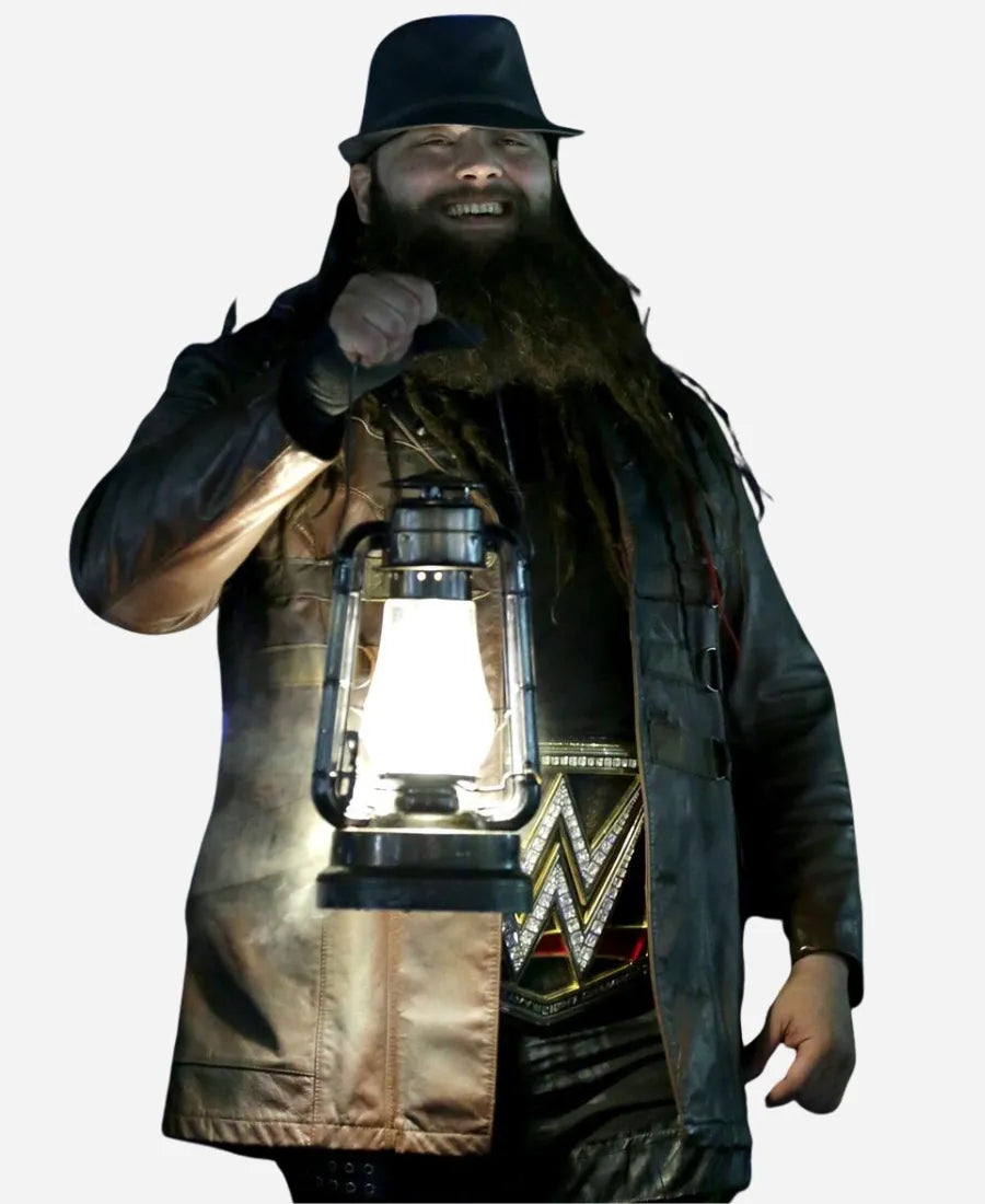 WWE Bray Wyatt Brown Leather Jacket