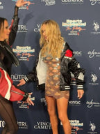 Brittany Mahomes Sports illustrated Super Bowl Party Bomber Jacket