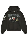 Broken Planet Beware Hoodie Black