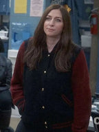 Brooklyn-99-S04-Chelsea-Peretti-Red-and-Black-Bomber-Jacket