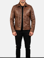 Brown Biker Jacket Buy