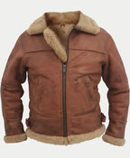 Brown Jacket With Fur Collar Men’s