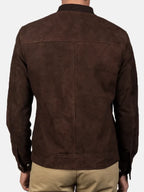 Brown Suede Bomber Jacket Mens Buy