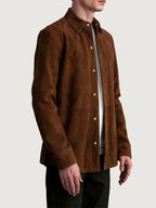 Brown Suede Shirt On Sale