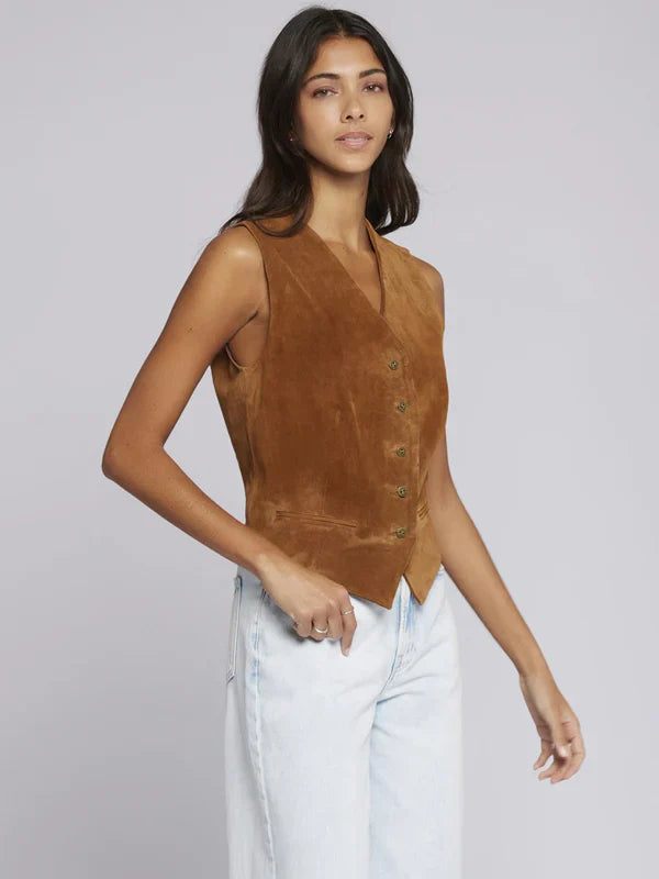 Brown Suede Vest Buy