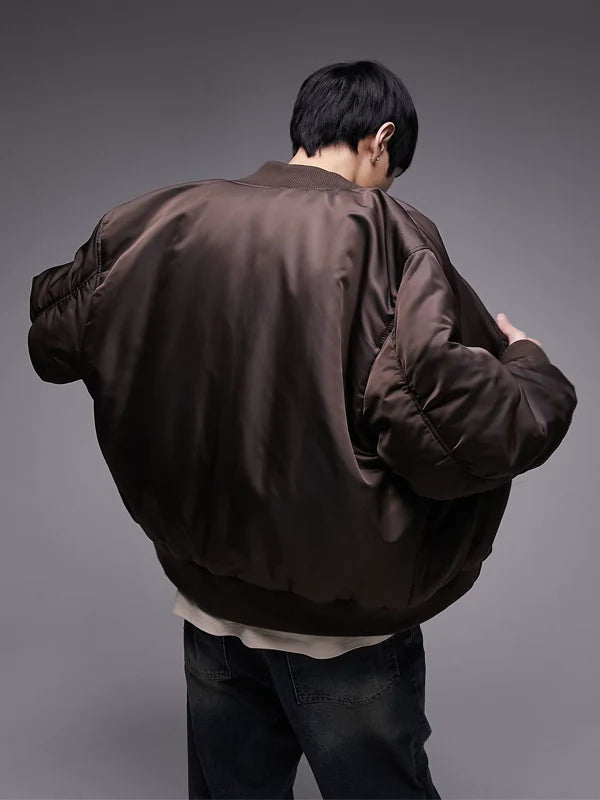 Brown-Topman-Bomber-Jacket-Back