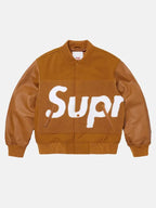 Brown Supreme Varsity Jacket