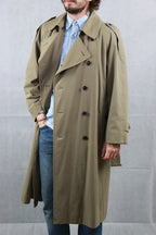 Burberry trench back view