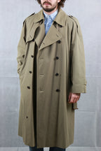 Burberry trench side view