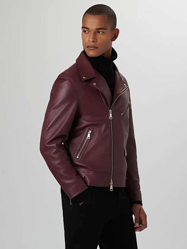 Burgundy Biker Jacket Buy