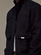 Buy Amand Black Suede Jacket