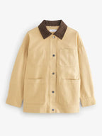 Buy-Butter-Yellow-Corduroy-Collar-Worker-Cotton-Jacket-For-Men-And-Women
