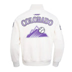 Buy Colorado Rockies Current Logo Game Day Eggshell Black Jacket