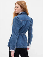Buy Gap Factory Puff Sleeve Denim Jacket