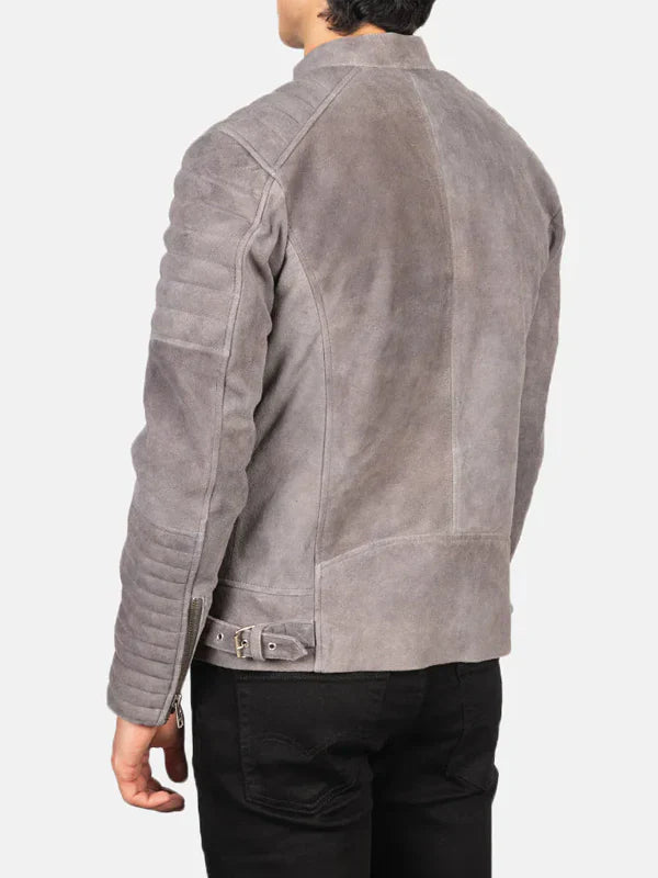 Buy Grey Biker Jacket