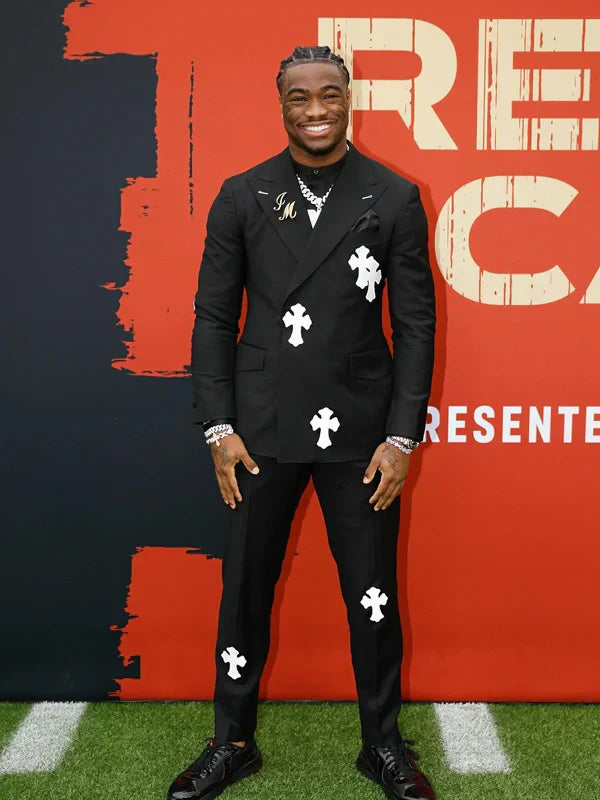 Buy Jalen Milroe Chrome Hearts Suit