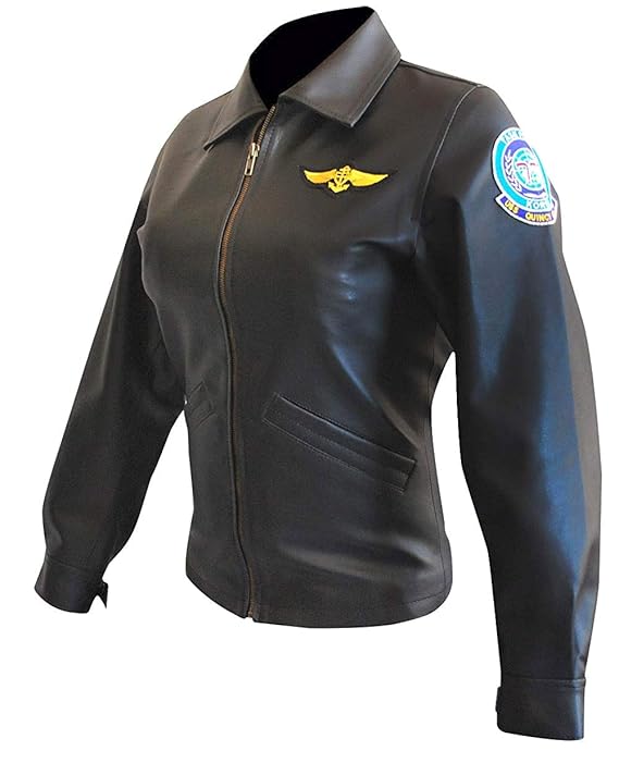 Buy Kelly McGillis Bomber Leather Jacket Men