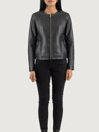 Buy Leather Jacket No Collar