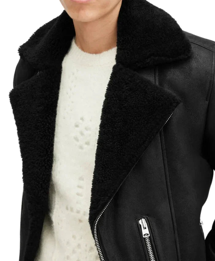 Buy Men’s Dark Black Leather Jacket