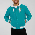 Buy Miami Dolphins Aqua Cotton Hooded Jacket