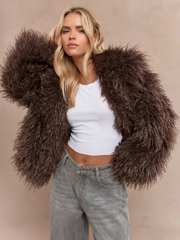 Buy Missguided Faux Fur Jacket