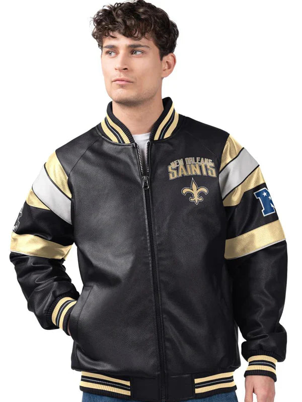 Buy New Orleans Saints Leather Jacket