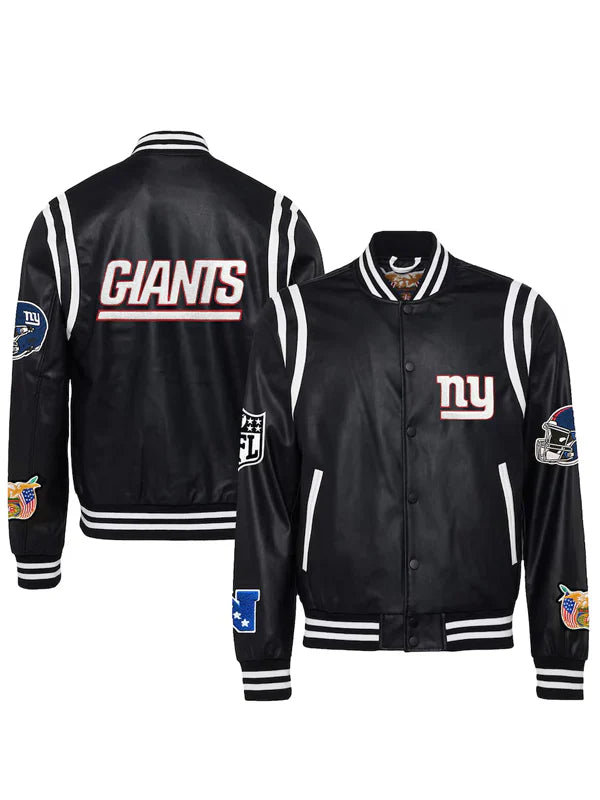 Buy New York Giants Leather Jacket