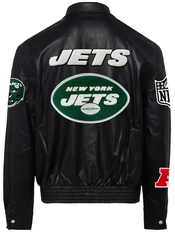 Buy New York Jets Leather Jacket
