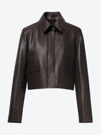 Buy Nour Hammour Leather Jacket Bleeker