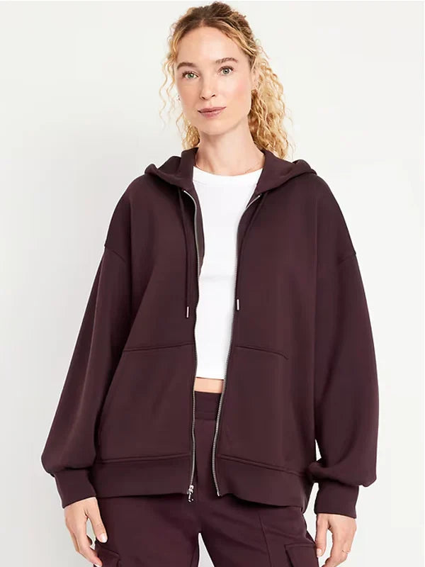 Buy Oversized Zip Up Hoodie
