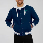 Buy Seattle Mariners Navy Cotton Hooded Jacket