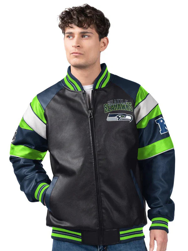 Buy Seattle Seahawks Leather Jacket