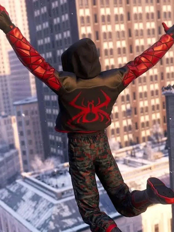 Buy Spider Man Miles Morales Jacket Back
