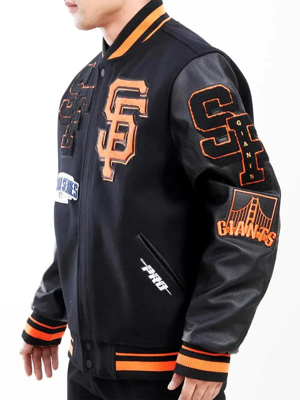 San Francisco Giants Mash Up Black Jacket