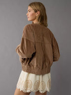 Buy-Womens-Oversized-Brown-Corduroy-Jacket-Back