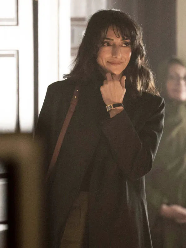 
CIA 2026 Necar Zadegan Trench Black Wool Coat