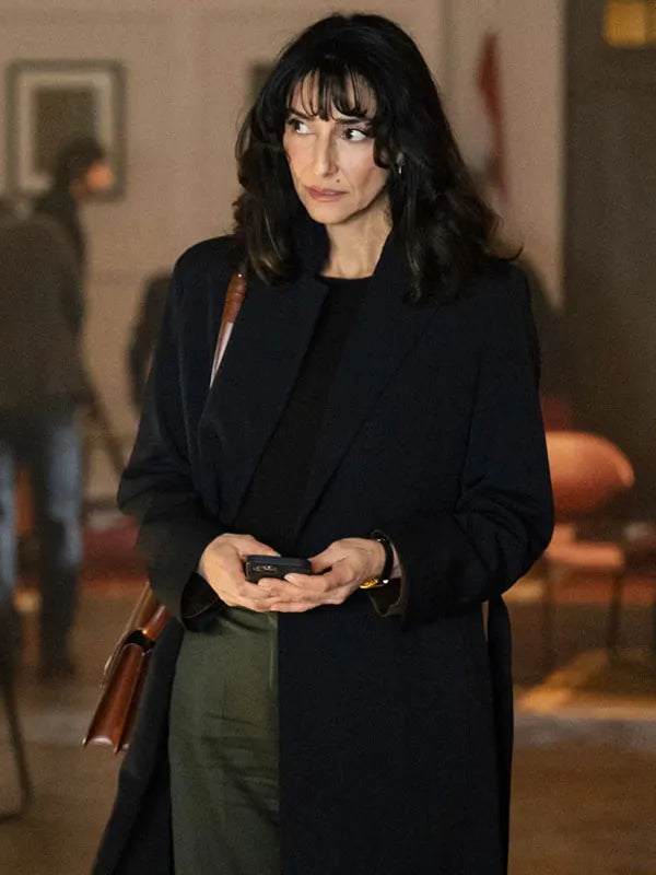 
CIA 2026 Necar Zadegan Trench New  Black Wool Coat
