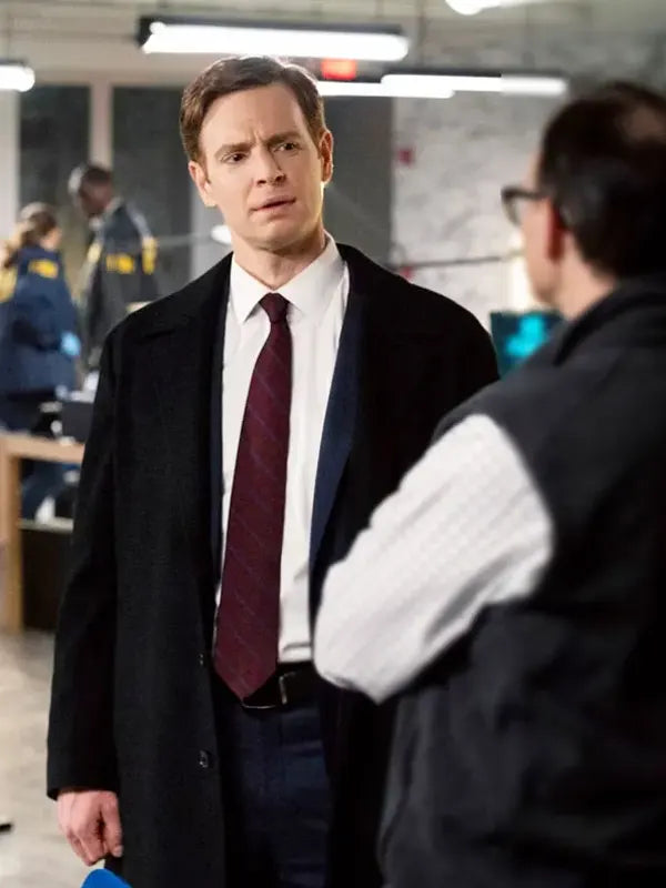 CIA 2026 Nick Gehlfuss New  Black  Wool Coat