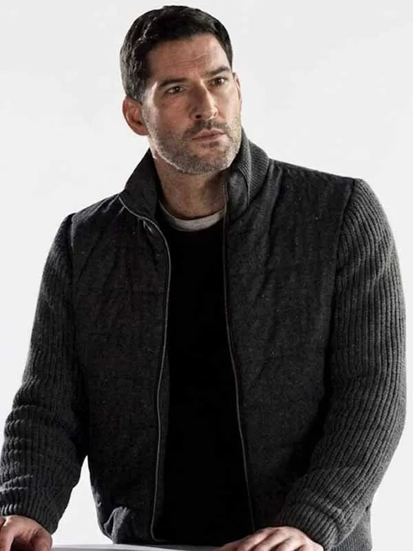 CIA 2026 Tom Ellis Grey Wool Jacket
